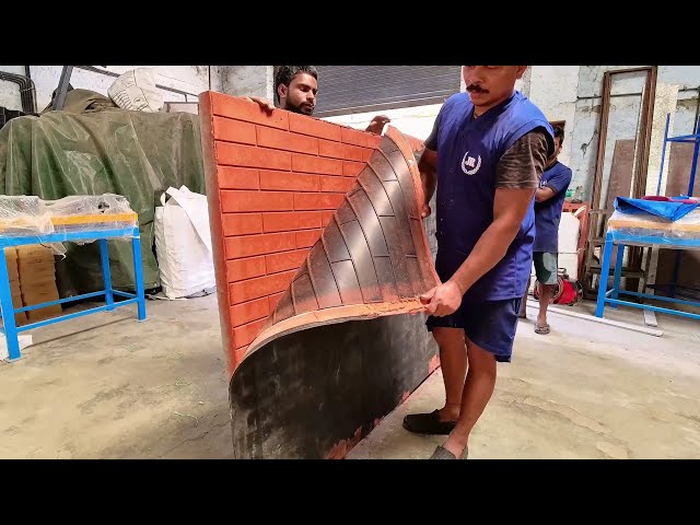 How to easily create a simple compound wall with rubber moulds! JR Rubber moulds | precast wall