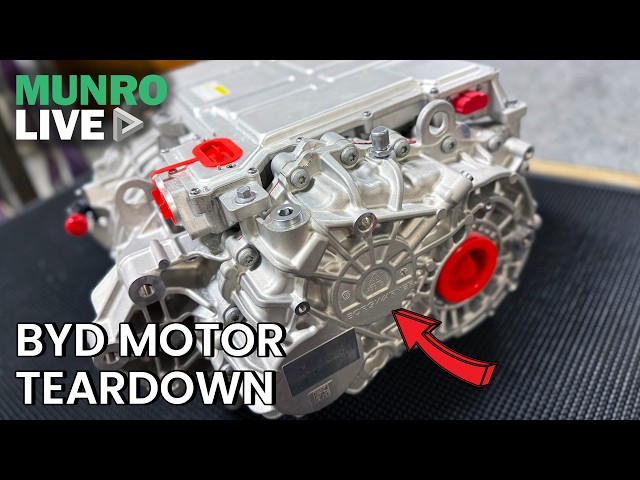 BYD Electric Motor Teardown | Full Engineering Analysis by Munro