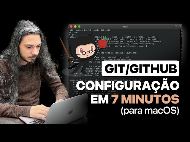 Setting up Git/Github on macOS in 7 minutes (with SSH)