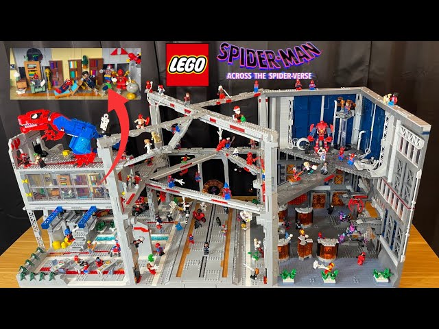 I Built a HUGE Lego Spider Society HQ / Across the Spider-verse MOC!! 