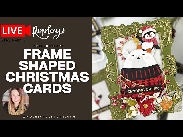 Christmas in July Paper Crafting | Frame-Shaped Christmas Cards
