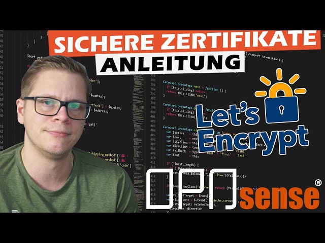 OPNsense - Zertifikate mit Let's Encrypt sicher erstellen - #tutorial #howto #opnsense