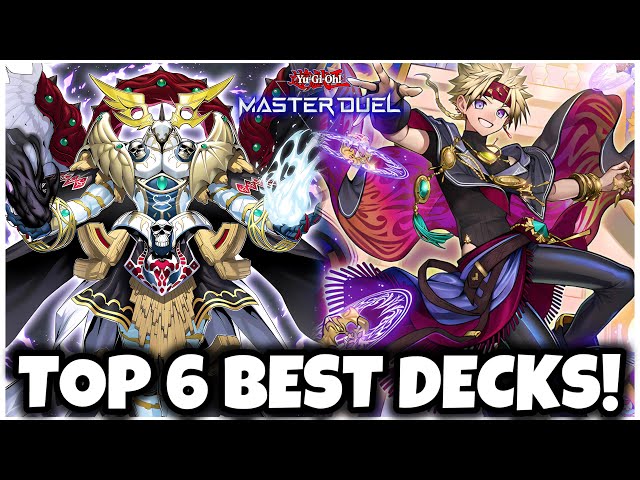 TOP 6 BEST DECKS in MASTER DUEL!