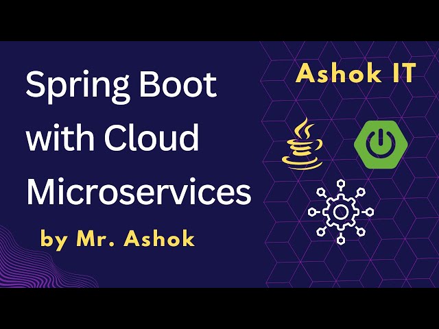 Springboot with Cloud & Microservices | Session - 01 | @ashokit