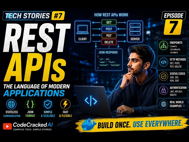REST APIs EXPLAINED — THE LANGUAGE OF MODERN APPLICATIONS | TECH STORIES #7