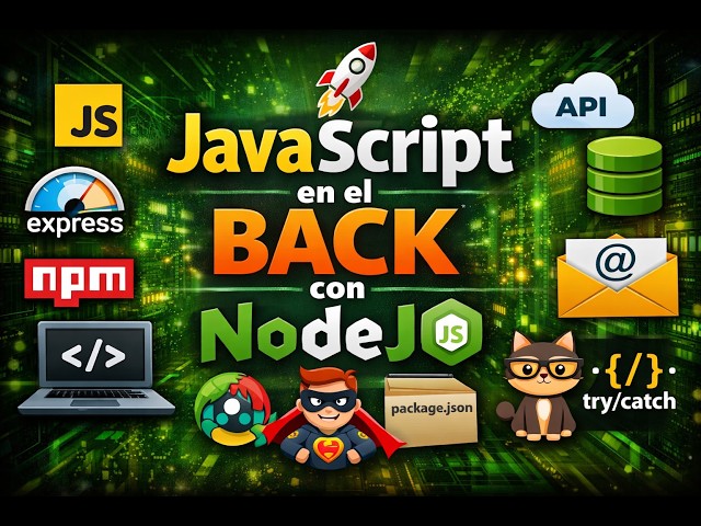 10. JavaScript on the Backend with NodeJS and Express | Servers and NPM | Prof. Ramiro Estigarribia