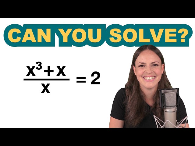 How Fast Can YOU Solve This? – Fractional Equation