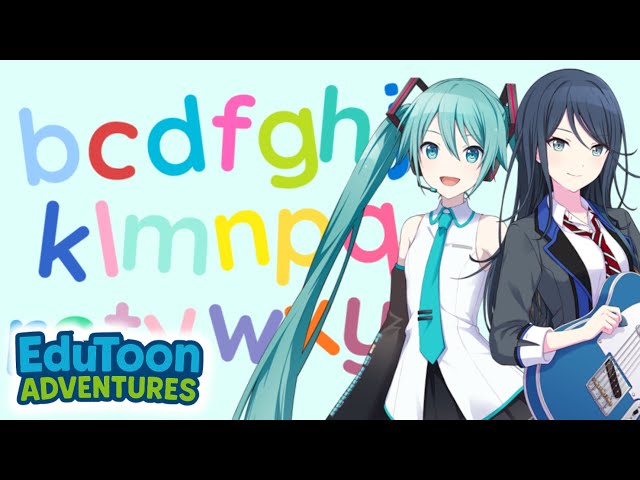 The Consonant Song by Badanamu (Cartoons and Anime Version) | EduToon Adventures