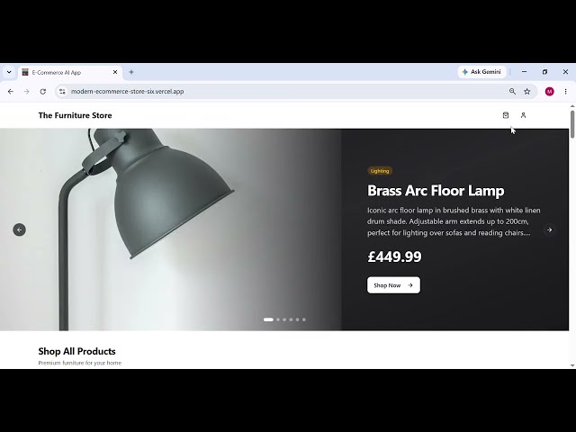 Modern E-Commerce Store | Next.js, React & TypeScript | Full Project Showcase