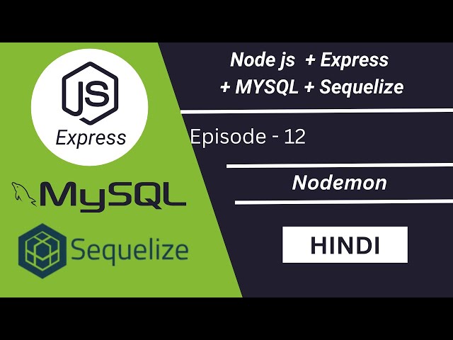 #12 How to Use Nodemon in Node.js – Auto Restart Server Tutorial. #elkick #programming #nodejs