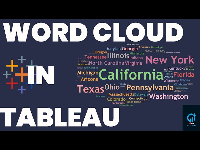 #tableau  How to Create a Word Cloud in Tableau | Tableau Word Cloud Tutorial for Beginners