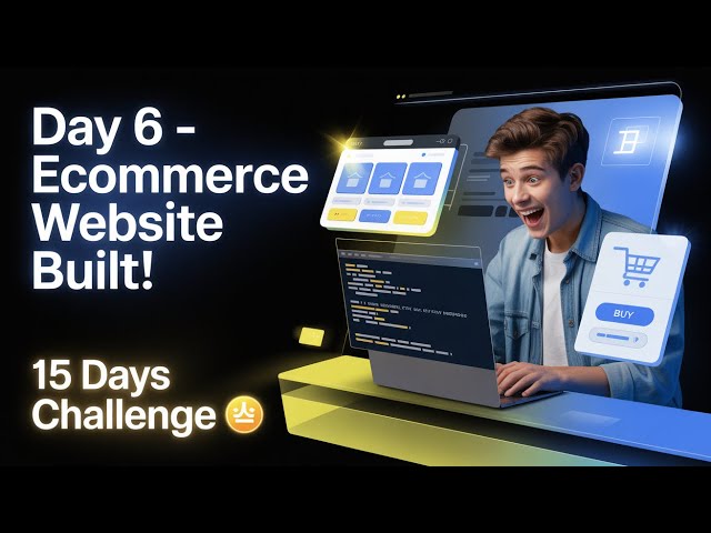 Python eCommerce Website Project | Build Online Store Using Python | Day 6 🚀