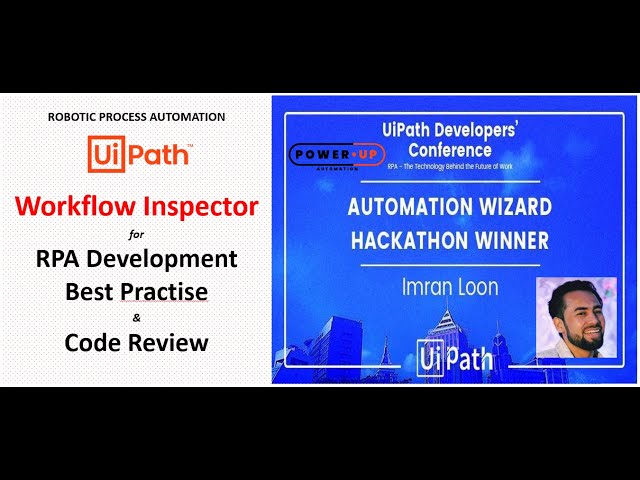 UiPath Tutorial Workflow Inspector | RPA Code Review & Development Best Practice | Live Coding Video