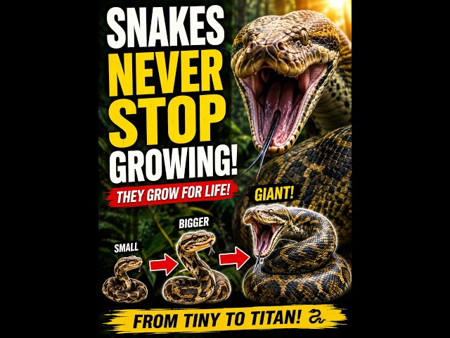THIS SNAKE NEVER STOP GROWING