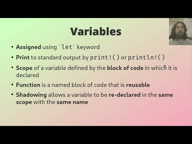 Learn Rust Programming Part 01