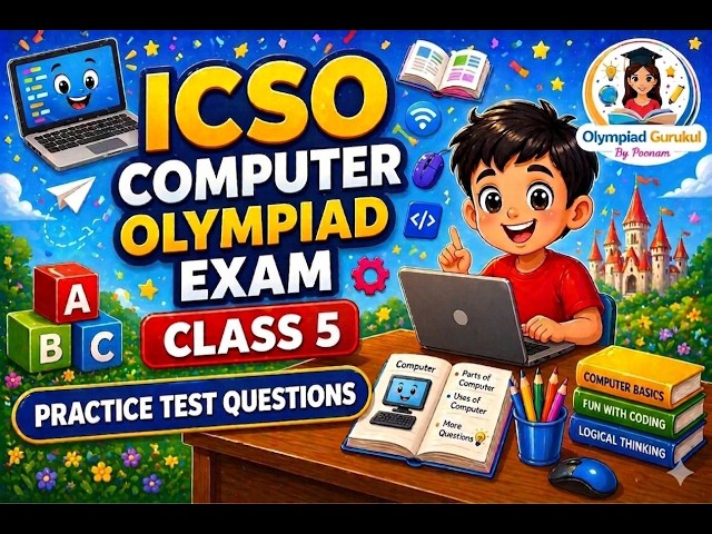 🚀ICSO PRACTICE TEST CLASS 5💯 This One Trick Will Boost Your Olympiad Score 🚀