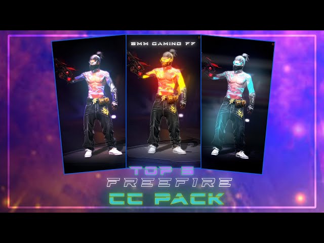 Top 5 HD FF CC XML 🔥 | New 4K Special CC Pack 🎮 #ff #xml #ccpack #14