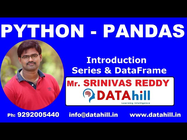 01 Introduction, Series & DataFrame
