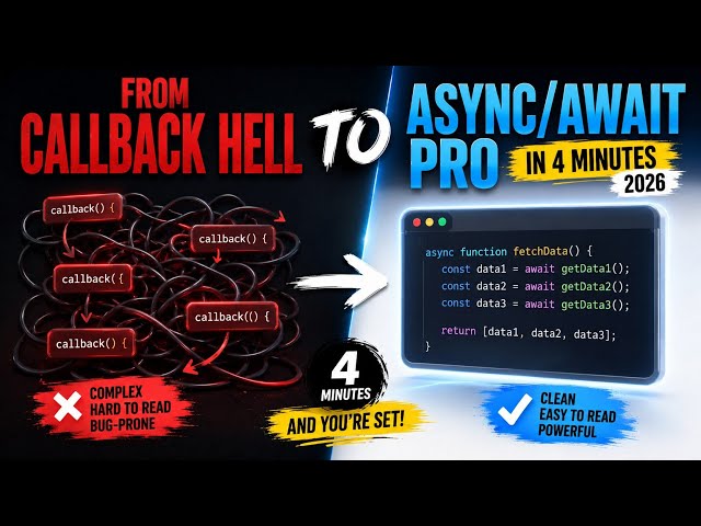 From Callback Hell to Async/Await Pro in 4 Minutes 2026