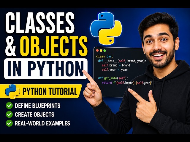 Classes and Objects in Python | Python Tutorial