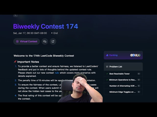 Biweekly Contest 174 Debrief