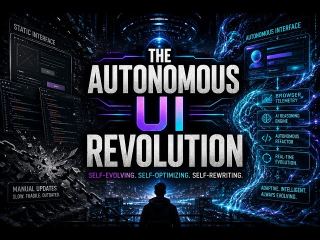 THE AUTONOMOUS UI REVOLUTION! #coding  #programming #webdevelopment #ai