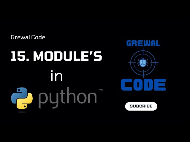 15. modular programming in python | python for cyber security