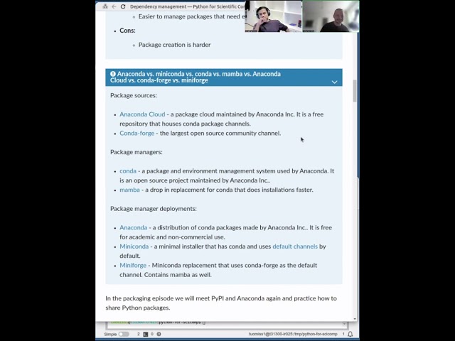 3.4 Dependencies - Python for Scientific Computing 2023
