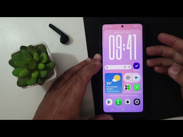 How to take a screenshot on the Samsung Galaxy A37