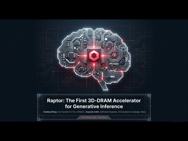 [d-matrix] Raptor  3D DRAM Accelerator