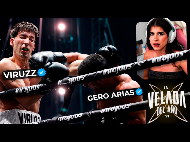 Abby REACCIONA a GERO ARIAS vs VIRUZZ 🥊La Velada del año VI