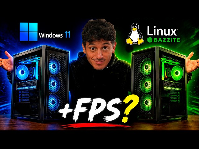 Is Linux BETTER than Windows 11 for GAMING? I build a PC and we TEST IT...