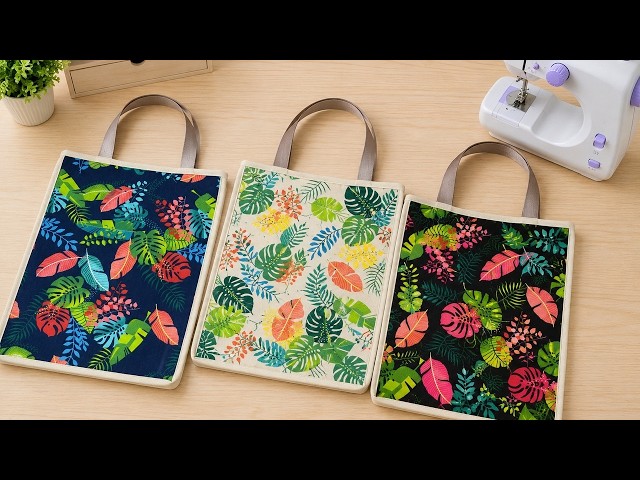 ⭐ This Simple Canvas Tote Bag Looks Store Bought—But It’s So Easy to Sew!