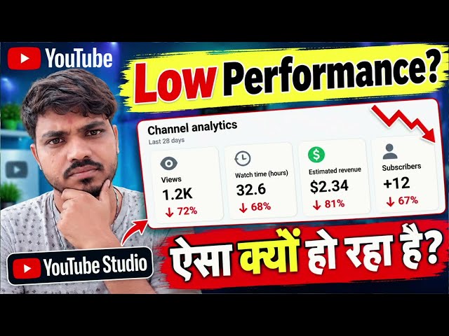 YouTube Studio Down Analytics Problem | Why Are Views and Watch Time Decreasing?