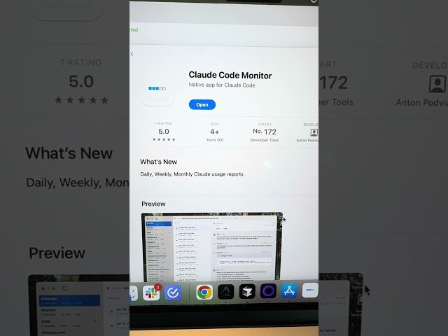 Track usage of Claude Code on your mac
