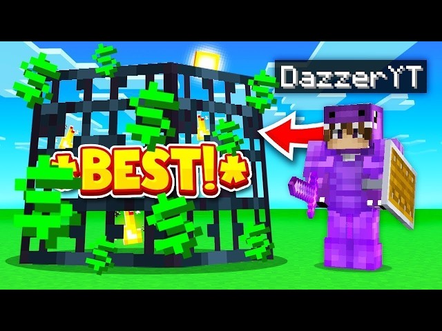 BEST MONEY FARM makes BILLIONS on BEST SKYBLOCK SERVER! | New Minecraft SKYBLOCK SERVER