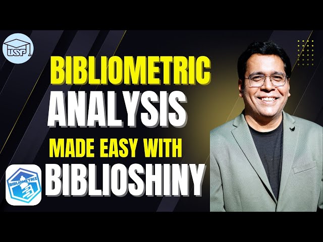 Bibliometric Analysis Made Easy with Biblioshiny