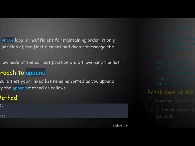 Implementing a Sorted Linked List in Python: Solutions to Common Pitfalls