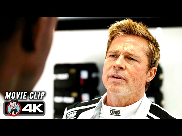 Brad Pitt Destroys The Rookie Scene | F1 (2025) Movie CLIP 4K