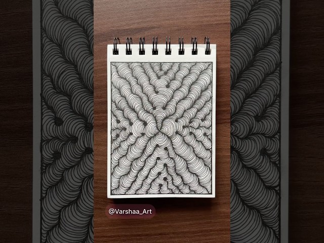 Day 357 - Easy Doodle Art Tutorial #doodle #doodleart #easy #drawing #art #zentangle #zen