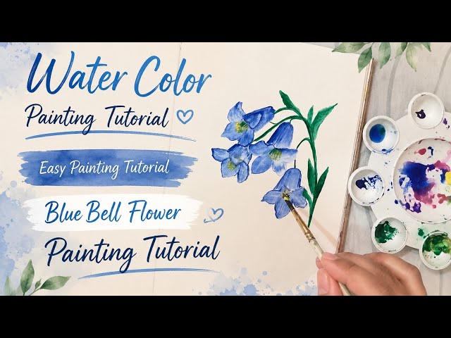flowers painting 🎨| easy tutorial painting 🎨