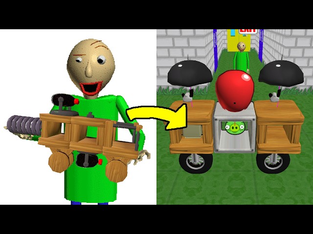 Customize your OWN CAR to ESCAPE?! | Baldi's Basics MOD