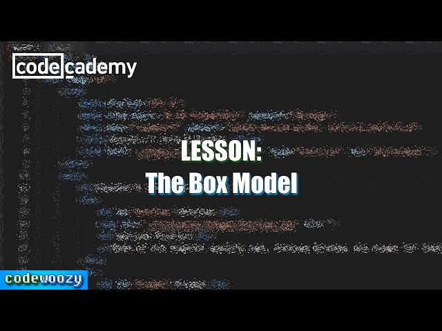 The Box Model | Learn CSS | Codecademy Walkthrough