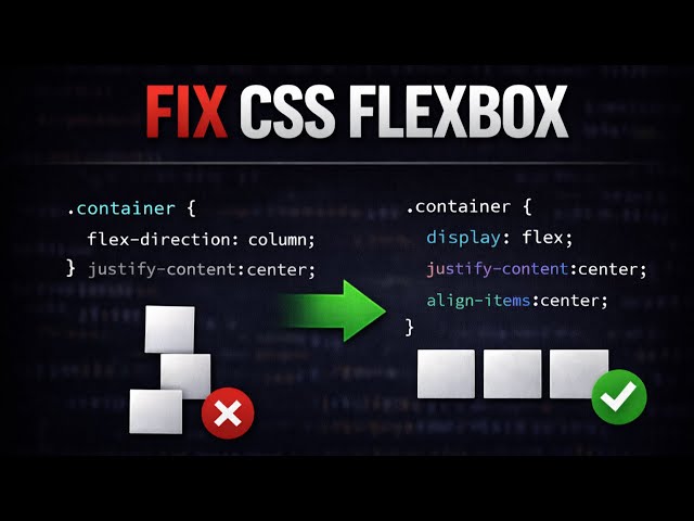 Why Your CSS Flexbox Is Not Working (99% make this Mistakes)