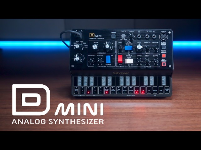 Behringer D-MINI – Legendary Analog Sound in a Compact Synth
