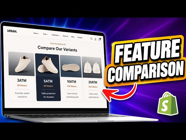 How to Add a Feature Comparison Section to Your Shopify Store