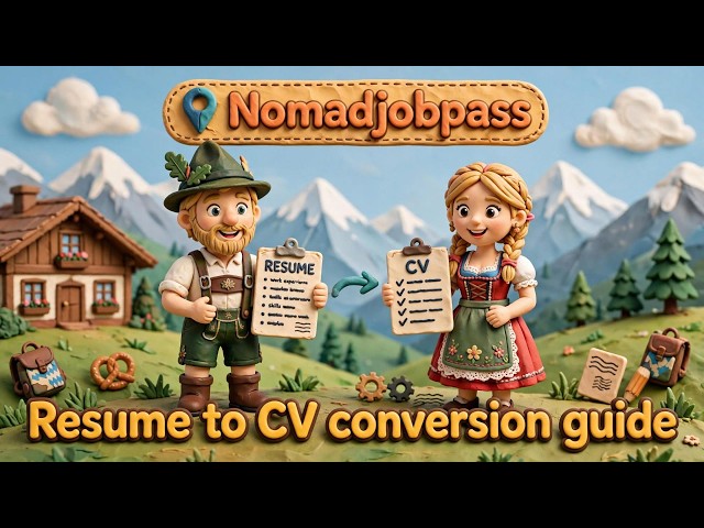 Resume to CV Conversion: How to Reformat for German and International Jobs