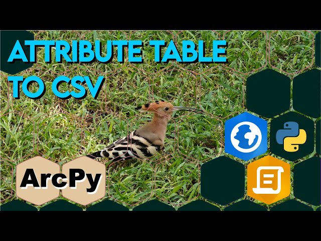 ArcPy Export Attribute Table to CSV | Python for ArcGIS Pro