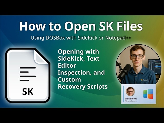 How to Open SK Files (SideKick Note)