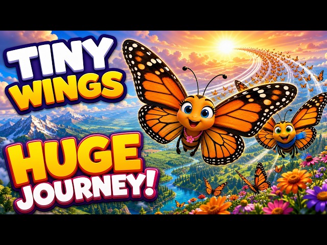 🎶🦋The Amazing Journey of Monarch Butterflies 🦋 | Migration & Life Cycle Song for Kids
